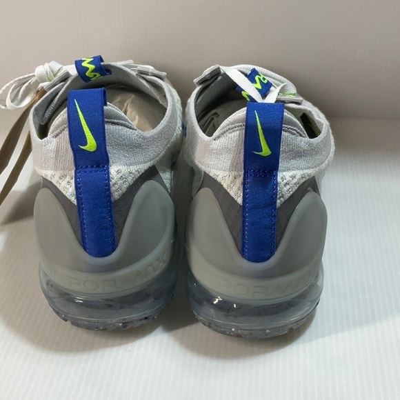 Nike air vapormax 2021 FK white blue running shoes size 11.5 men us - Picture 3 of 5